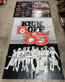 3 Dodge Posters,2-'87,1-85 Kickoff