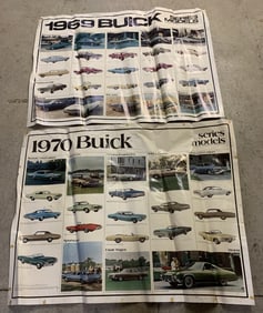 2 Buick posters,1969,'70,paper