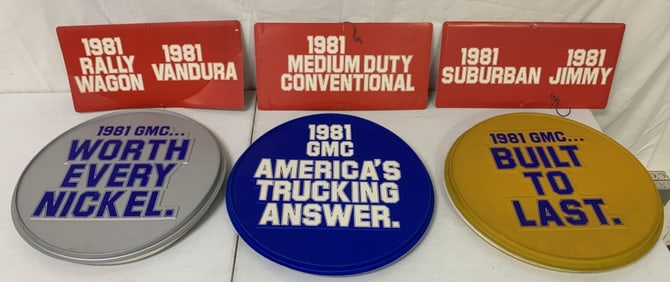 3 GMC Plastic Coins GMC Advertising,Jimmy