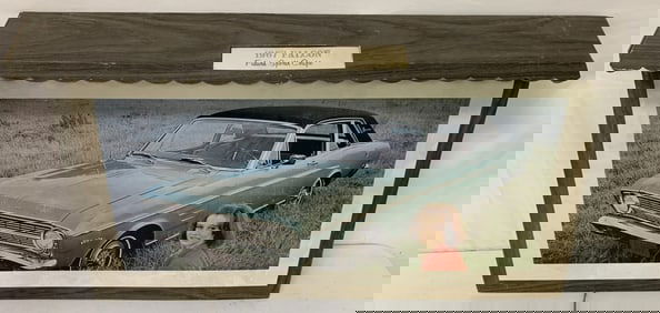 1967 Falcon Futura Cardboard Adv Poster
