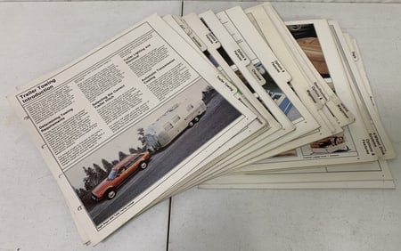 Lot of AMC Sales Material,Towing,All Models