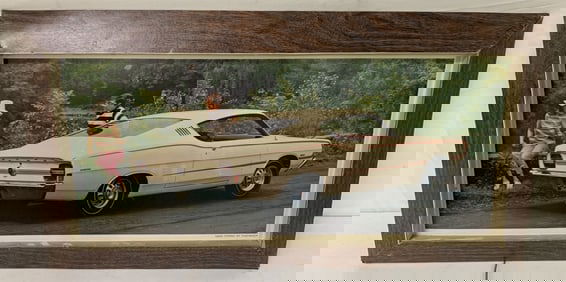 Ford 1968 Torino GT Fastback Poster,framed