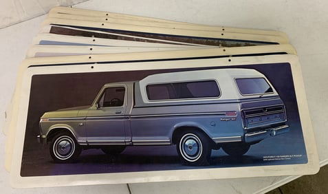 8 Dealer Display Ford 1972,73 F150,Pinto,LTD