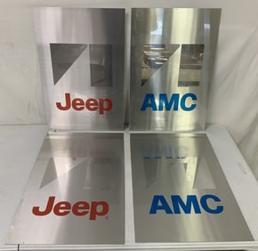 8 Aluminum Jeep and GMC Signs