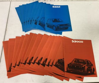 Lot VW Scirocco,Rabbit Brochures