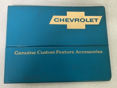 1967 Chevy Custom Feature Accessories/Binder