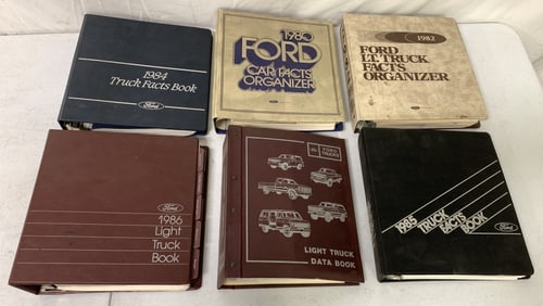 6 Ford Binders,1980,82,84,85,86,Trucks,Cars