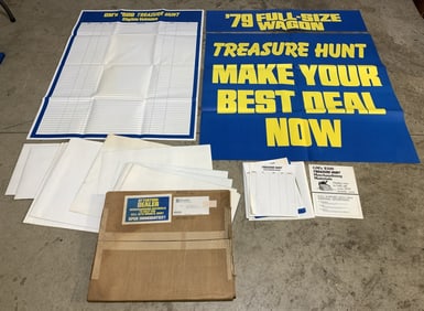 1979 GM $500 Treasure Hunt Full Sized Wagon