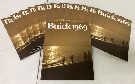 Lot of 1969 Buick Brochures