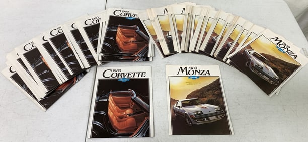 Lot Corvette,Monza Brochures