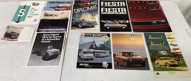 Lot of Car Renault,Fiesta,Diplomat,Scout IH
