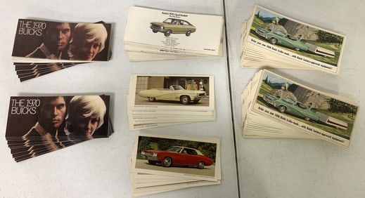 Lot of Buick Brochures,1970s Buicks,1968 Buick