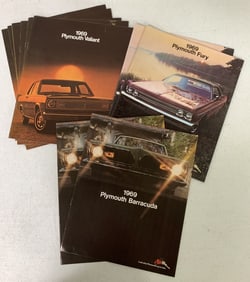 Lot of 1969 Plymouth Valiant,Barracuda,&Fury