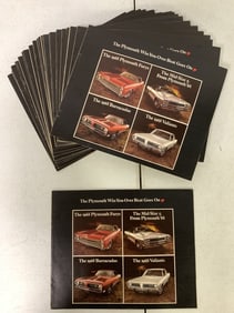 Lot of 1968 Plymouth Sales Brochures
