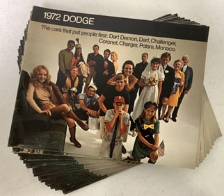 Lot of 1972 Dodge Brochures