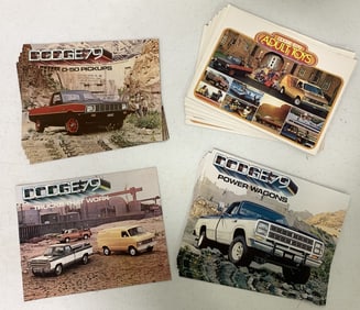 Lot of '79 Dodge Power Wagons, D-50, others