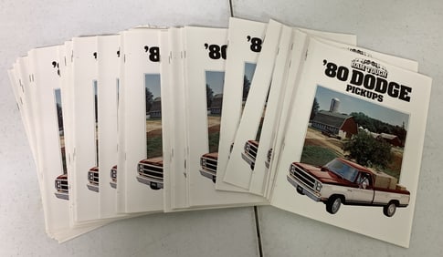 Ram Tough '80 Dodge pickups brochures