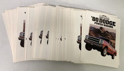 Ram Tough '80 Dodge Power Wagon brochures
