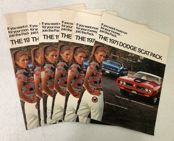 1971 Dodge Scat Pack brochures
