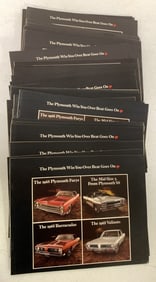 1968 Plymouth car brochures