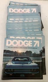 71 Dodge Polara, Monaco & SW brochures
