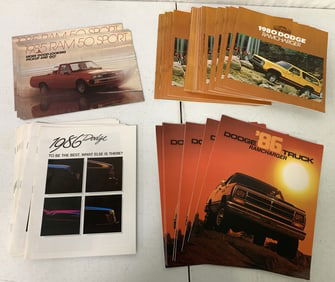 lot of assorted Dodge brochures