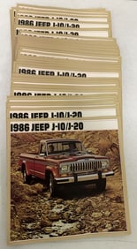 1986 Jeep J-10/J-20 brochures