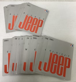 1981 Jeep CJ-5/CJ-7 & Pickup brochures