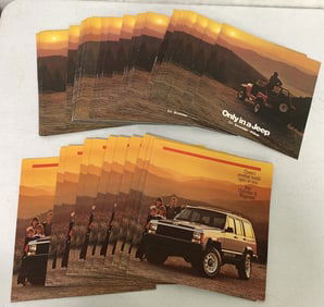 1984 Jeep CJ-Scrambler -Pickup brochures plus