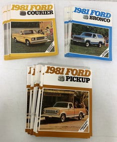 1981 Ford Courier, Bronco & Pickup brochures