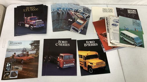 assorted Ford product brochures '60's - '80's
