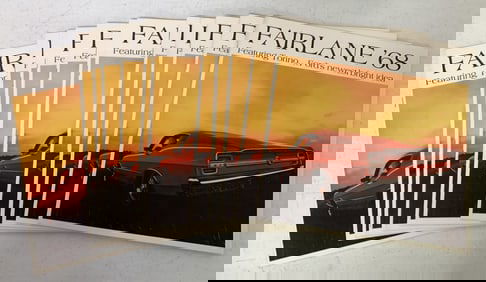 68 Ford Fairlane featuring Torino brochures