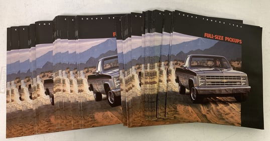 1985 Chevy Full-Size Pickups brochures