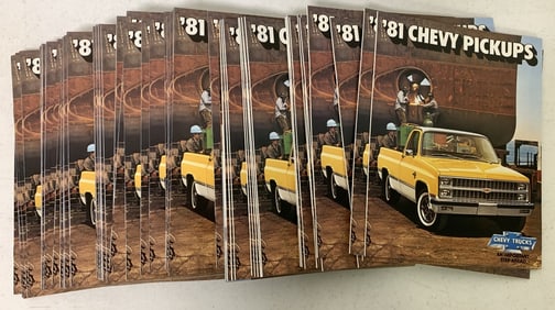 1981 Chevy Pickups brochures