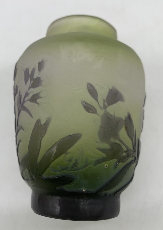 Emile Galle small art glass vase (1 of 5)