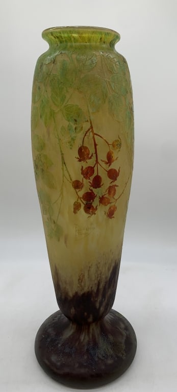 large Daum Nancy cameo vase (1 of 12)