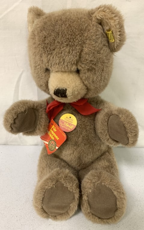 Steiff Bear 11" Tall Sitting (1 of 4)