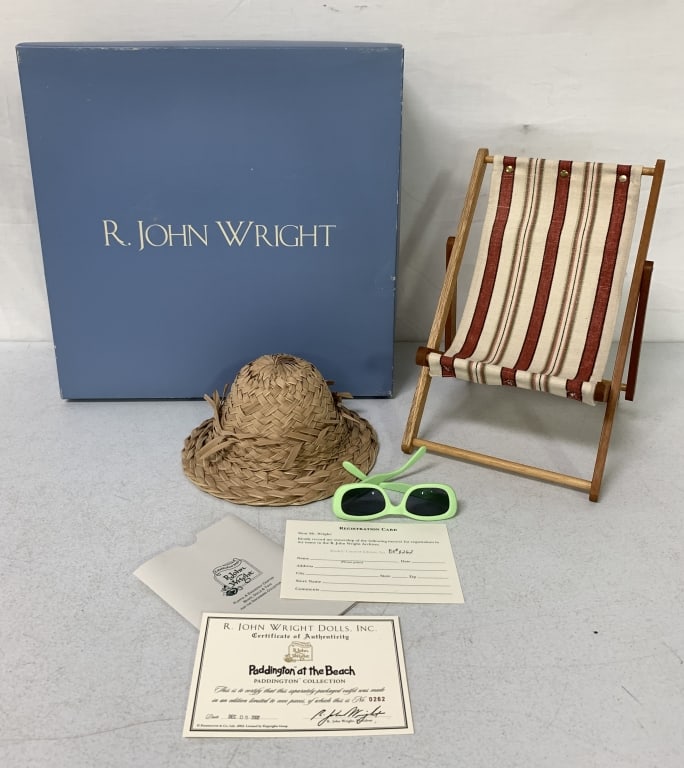 R. John Wright Paddington At the Beach Outfit: numbered 262/1000