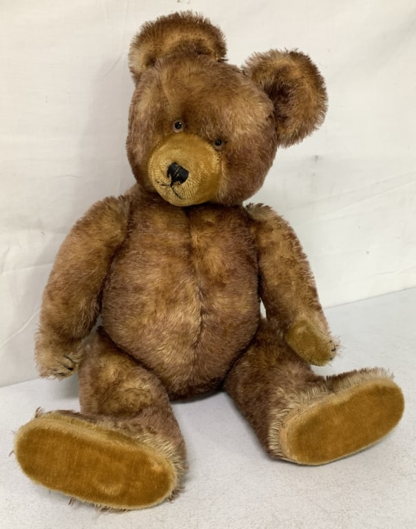 Vintage Jointed Mohair Teddy Bear (1 of 4)