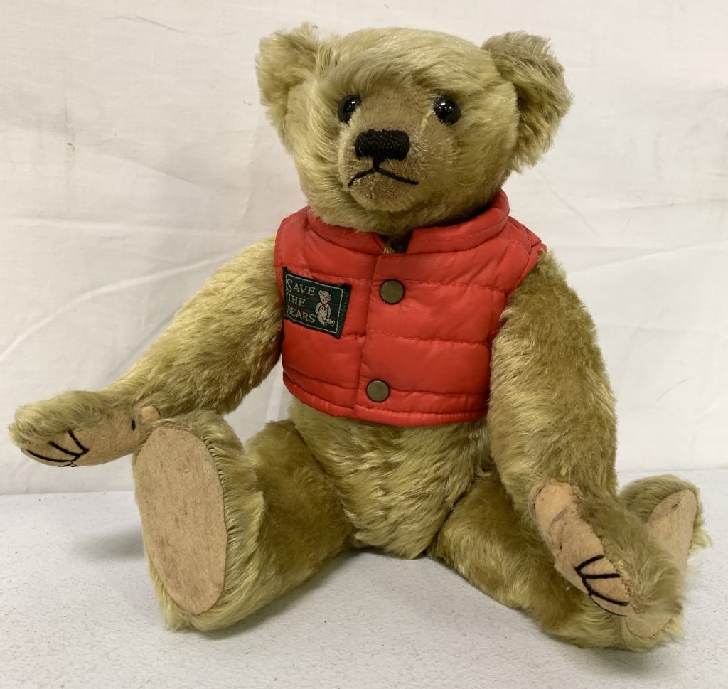 Save the Bears Vintage Jointed Mohair Bear (1 of 4)