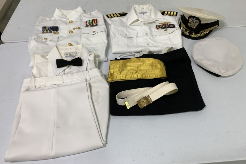 10+ Named US Navy Uniform Grouping (1 of 8)