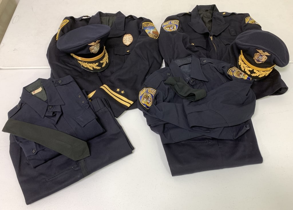 lot of 2 1980's Police Chief Uniforms (1 of 7)