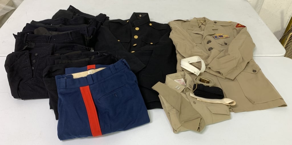 10+ pcs- Vintage US Navy/Marine Corps Uniforms (1 of 4)