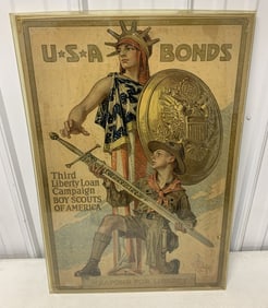 Boy Scouts Liberty Loan campaign poster