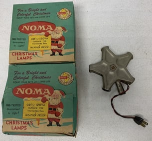 Royal Star Christmas tree topper plus 2 boxes