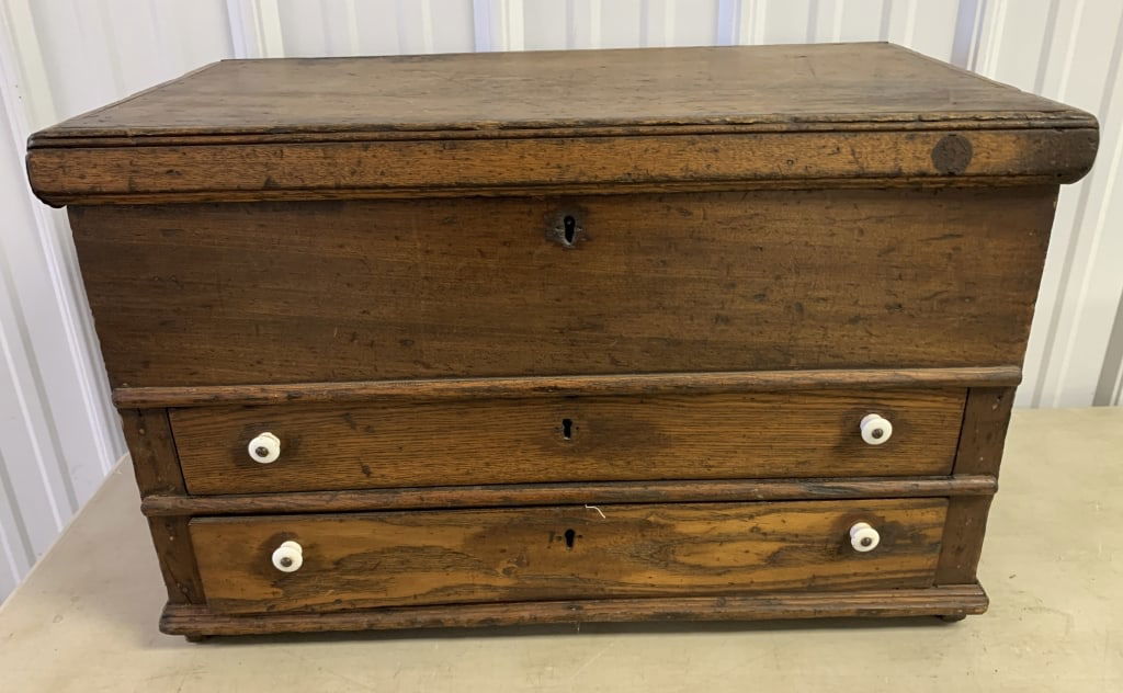 chest full of sewing and craft supplies (1 of 9)