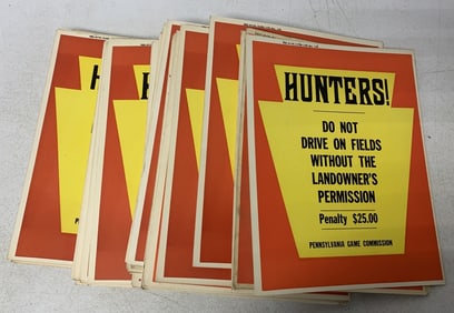 110+ PA Game Comm. Do Not Drive on Fields