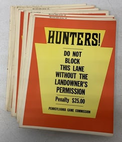 50+ PA Game Comm. Do Not Block This Lane