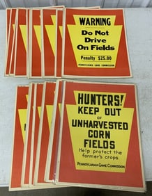 60+ PA Game Commissions signs