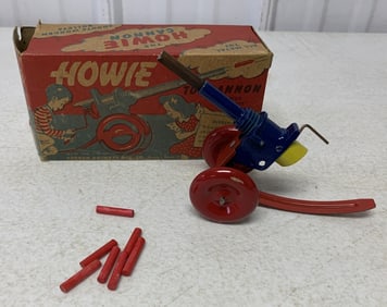 Howie toy cannon with box